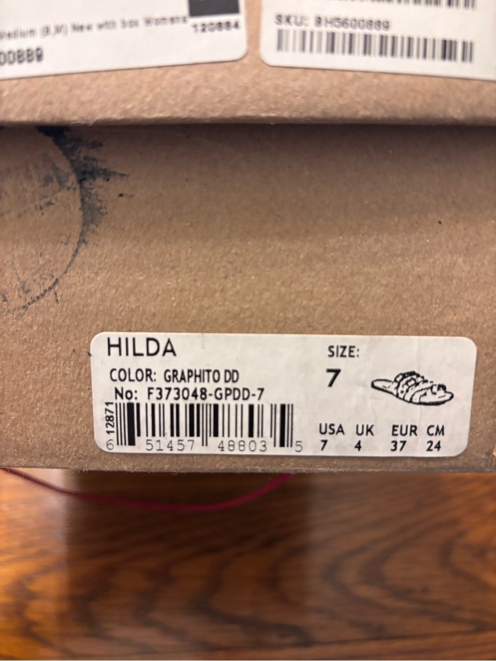BED|STU Hilda Sandals in Graphite - Picture 2 of 3